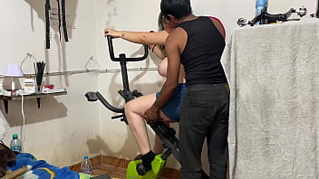 Trying to exercise but coach decides to fuck me full videos on sheer