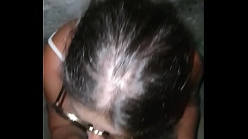 Public tease and blowjob from hot stepmom