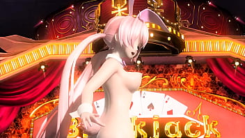 Megurine luka traje de coneja mod desnuda