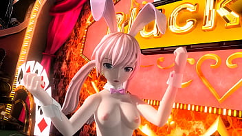 Megurine luka traje de coneja mod desnuda