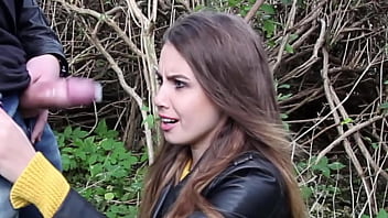 Girl got cock shock in park