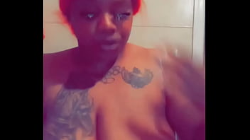 Playing with titties