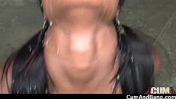 Crazy group interracial blowjob wow 10