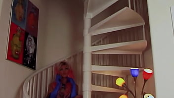 Pink haired brittany andrews enjoys pegging vanessa lane with a strap on