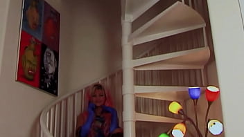 Pink haired brittany andrews enjoys pegging vanessa lane with a strap on