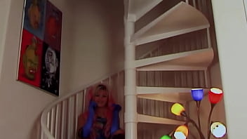 Pink haired brittany andrews enjoys pegging vanessa lane with a strap on