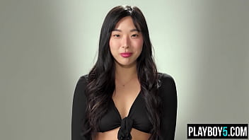 South korean beauty shows us how she masturbates her hairy pussy