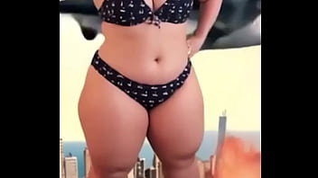 Whoops i accidentally launched a school of sharks into the sky while stomping through town as your favorite curvy giante