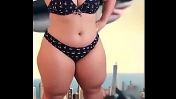 Whoops i accidentally launched a school of sharks into the sky while stomping through town as your favorite curvy giante