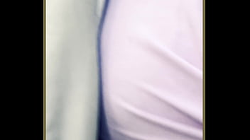 Milf stops and shows her perfect braless tits in public