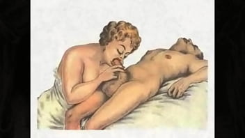 Retro erotic art