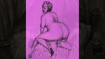 Retro erotic art