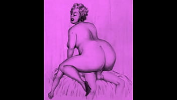 Retro erotic art