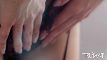 Tru kait takes two cocks at once