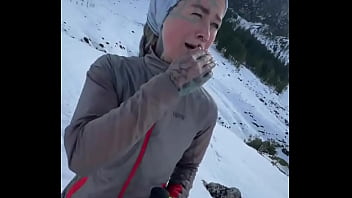 It’s september and i’m standing and running in the snow—can’t believe it ️ ️have you ever exper