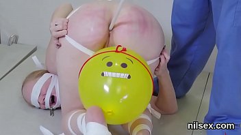 Wicked teen is brought in anal asylum for painful treatment