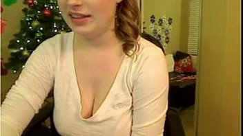 Busty natural redhead only shows a little her tits