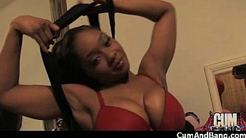 Black girl sucks many white cocks in redneck group 5