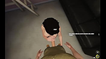 Hause party gameplay y recibiendo mamada