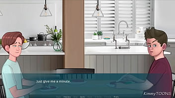 Big tit milf neighbour gave me bj in shower while her son was out