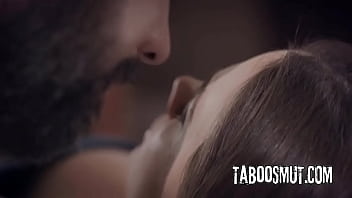 Cheating husband fucks teen whore next to his wife