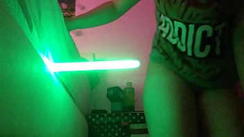 Teengirl with star wars