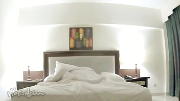 Young asian girl give me two times cumming inside her pussy really good