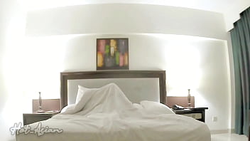 Young asian girl give me two times cumming inside her pussy really good