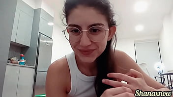 Pissing in my grain sports spandex shorts during and mopping