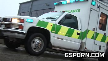 Two big boobs nurses fucked in their asses on ambulance Two big boobs nurses fucked in their asses on ambulance