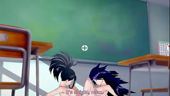 Momo yaorozu midnight pleasuring both