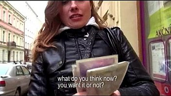 Hot amateur babe picked up and pounded to earn extra cash