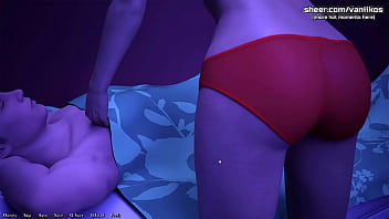 Being a dik horny cute stepsister with a nice wet pussy rides stepbro's big cock at night hottest highlights part #3