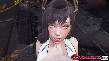 Huge boobs hentai with tifa in animation featuring boobs play pussy licking and fingering wet orgasm in honey select 2