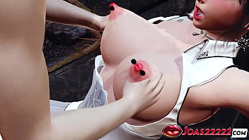 Huge boobs hentai with tifa in animation featuring boobs play pussy licking and fingering wet orgasm in honey select 2