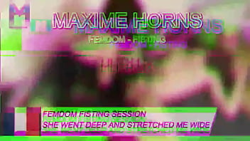 She took her time then shoved her fist deep into my ass i moaned stretched and gave her f