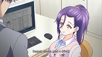 Hentai office colleagues passionate sex