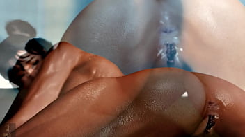 Street fighter character gets fucked in the ass