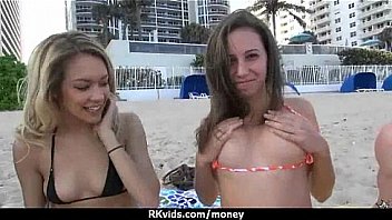Sexy teen nails her butt on hard dick for cash 9