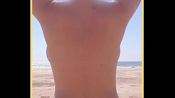 Hot milf nude in public