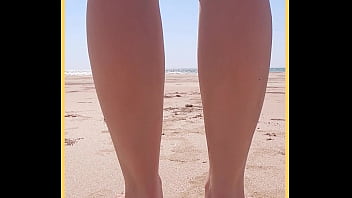 Hot milf nude in public