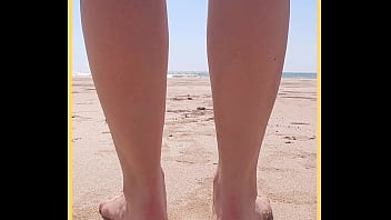 Hot milf nude in public