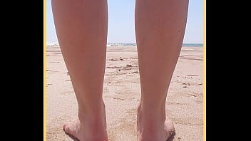 Hot milf nude in public