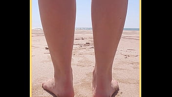 Hot milf nude in public