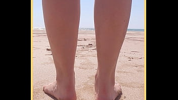 Hot milf nude in public