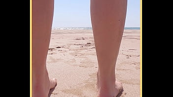 Hot milf nude in public