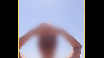 Hot milf nude in public