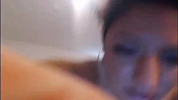 Scandinavian webcamgirl playing with toys