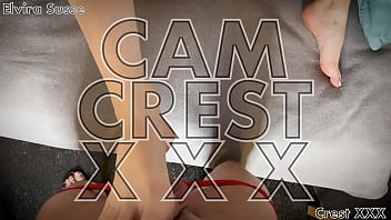 Petite redhead teases your dick with her little feet free