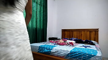 Sarita changing clothes to be fucked later